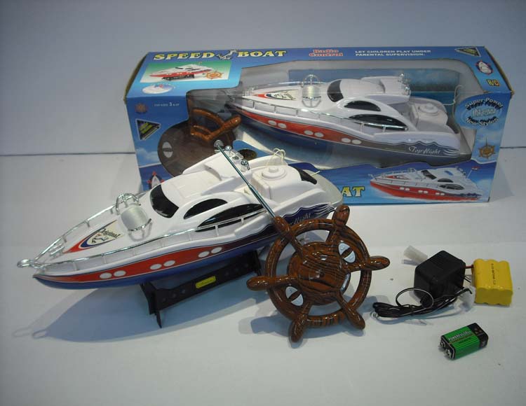 四通遥控游艇包电 3289A